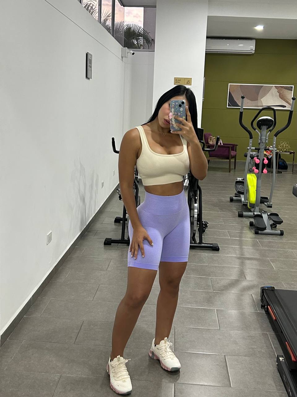Short Deportivo Lila