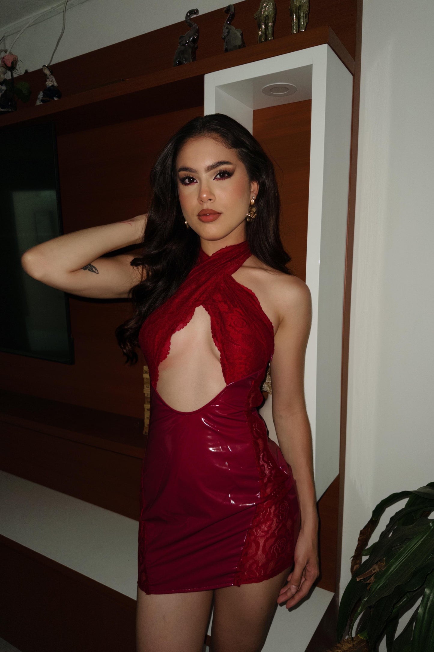 Vestido Carmesí