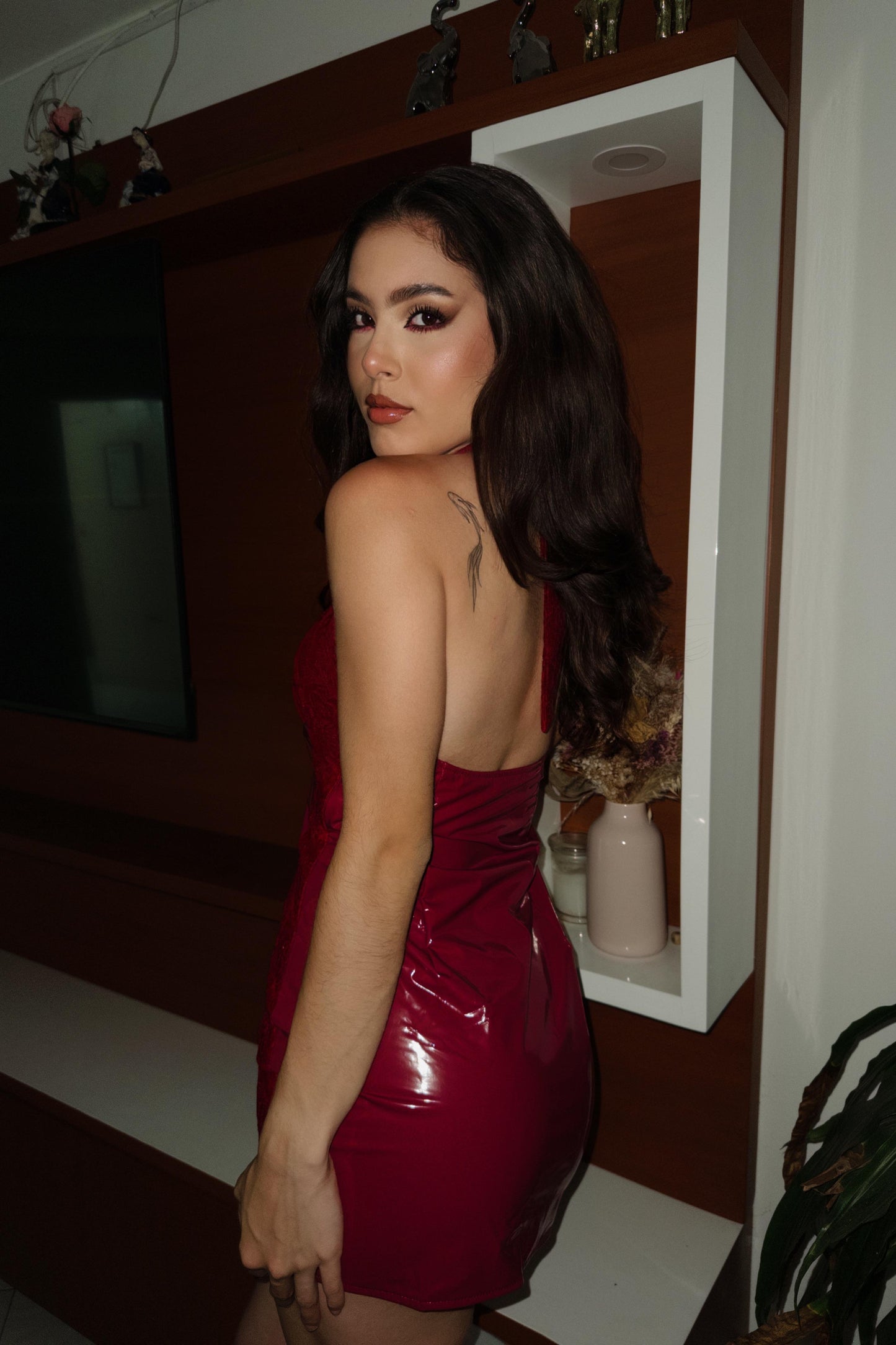 Vestido Carmesí