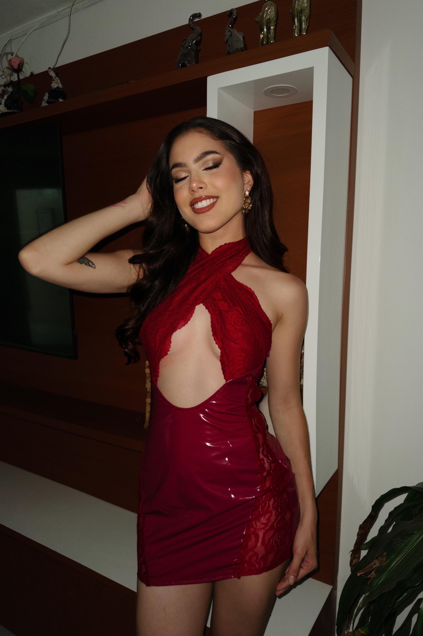 Vestido Carmesí