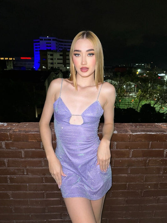 Vestido Tornasol Morado