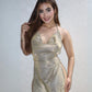 Vestido Kristy Dorado