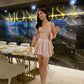 Vestido Satin Nude