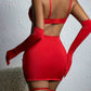 Set Rojo con guantes