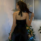 Vestido Satin Negro