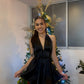 Vestido Satin Negro