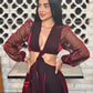 Vestido Kim Vinotinto