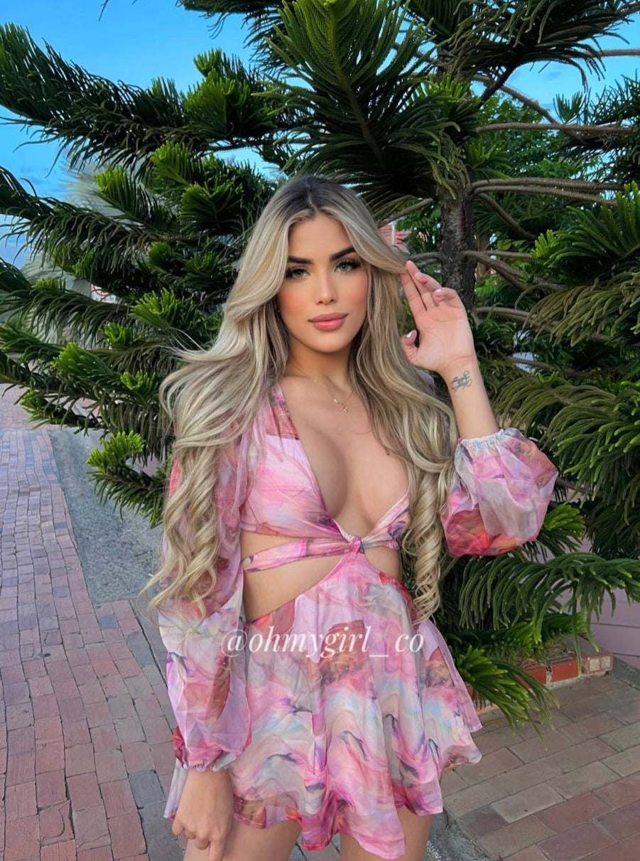 Vestido Kim rosado