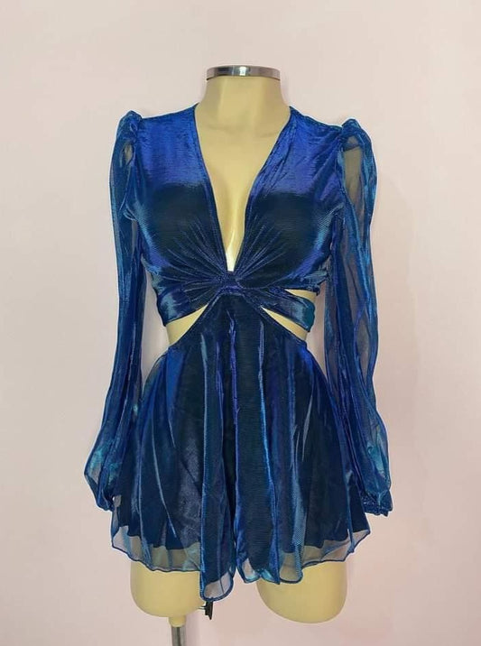 Vestido Kim Agua Azul