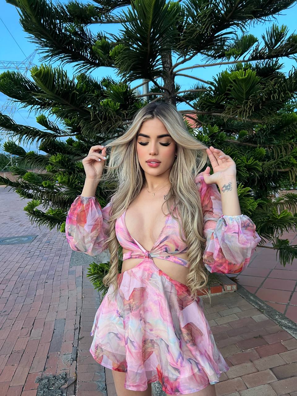Vestido Kim rosado