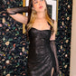 Vestido Brillante guantes