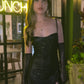 Vestido Brillante guantes