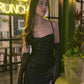 Vestido Brillante guantes